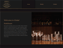 Tablet Screenshot of globalhotelware.com